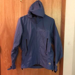Mountain HardWear Blue Rain Coat